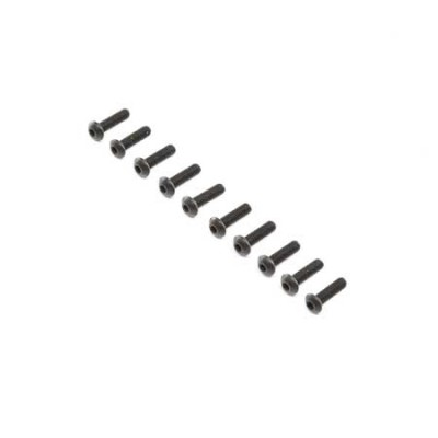 [TEAM LOSI] Button Head Screws, Stl, BO, M4 x 14mm (10)