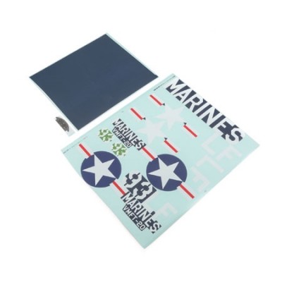 [E-flite] Decal Sheet: F4U-4 1.2M (�����Ǹ�)