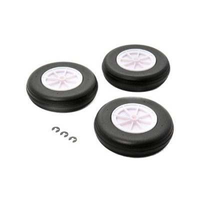[E-flite] Wheel Set (3): Carbon-Z T-28 (�����Ǹ�)
