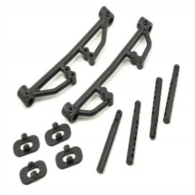 [TEAM LOSI] Losi Front/Rear Body Mount Set w/Post (TEN-RALLY/TEN-SCTE/TEN-SCTE 2.0/TEN-SCT Nitro)