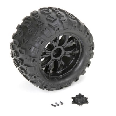 [TEAM LOSI] Wheel and Tire Mounted (2�� ����/�ݴ��): TEN-MT ����Ÿ�̾�