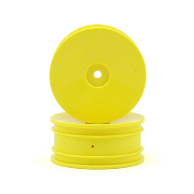 [TEAM LOSI] Team Losi Front Wheel Set (Yellow) (2) (Mini 8IGHT)