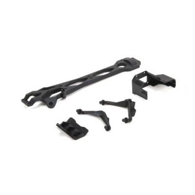 [TEAM LOSI] Upper Deck Support, Body Mounts: 1/14 Mini 8IGHT-T