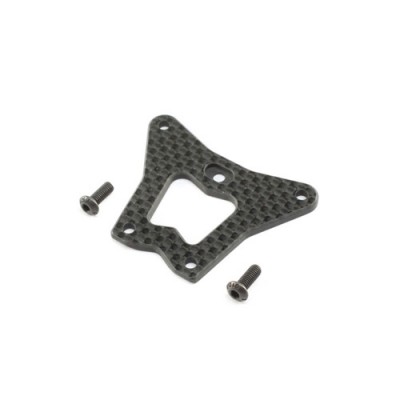 [TLR Racing] Carbon Front Steering Gearbox Brace: 22X-4