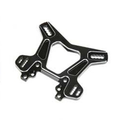 [TLR Racing] Front Shock Tower, Black, Aluminum: 8X/8XE