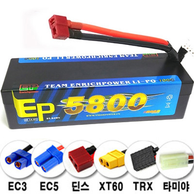 [EP POWER] 14.8V 5800mah 100C ��Ƭ������ ���͸� �ϵ����̽� - �� ����