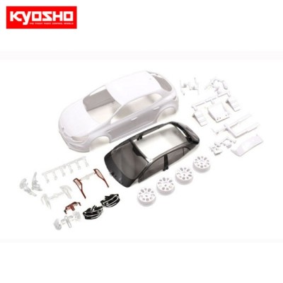 [KYOSHO] RENAULT MEGANE White body set(w/Wheels)