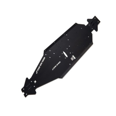 [ARRMA] ALUMINUM CHASSIS CNC 7075 T6 LWB (BLACK) (1PC)