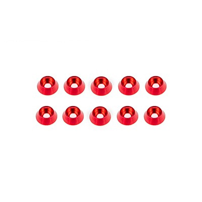 [TR] M3 Aluminum Frame Washer 10�� (RED)