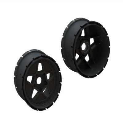 [ARRMA] MT WHEEL 4.9 24MM HEX (1 PAIR)  1:5 OUTCAST 8S