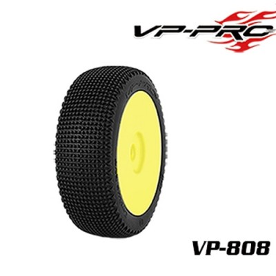 [VP PRO RACING] (1:8 ���� Ÿ�̾� ��)���� VP-808 Cactus Evo M3 RY Rubber Tyre[glued] �Ѻ��� 2������