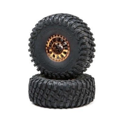 [TEAM LOSI] 2.2 Wheels with BFG Tire, Copper: Lasernut U4