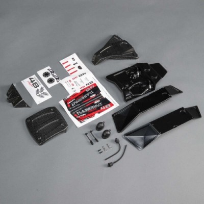 [TEAM LOSI] Painted Body Set, Red: Lasernut U4