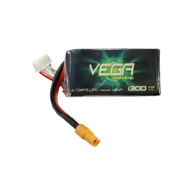 [VEGA] ���� �׷��� 22.2V 1300mAh 120C ��Ƭ������ ���͸� - XT60