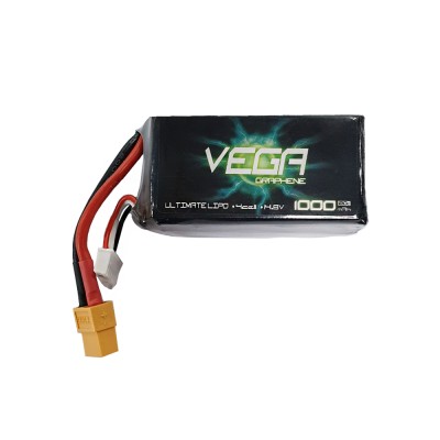 [VEGA] ���� �׷��� 4�� 14.8V 1000mAh 120C ��Ƭ������ ���͸� - XT60