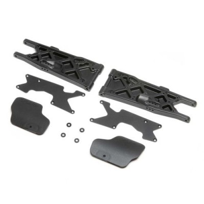 [TLR Racing] Rear Arms Mud Guards Inserts (2): 8XT