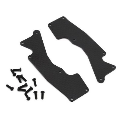 [TLR Racing] Front Arm Inserts Carbon 8XT