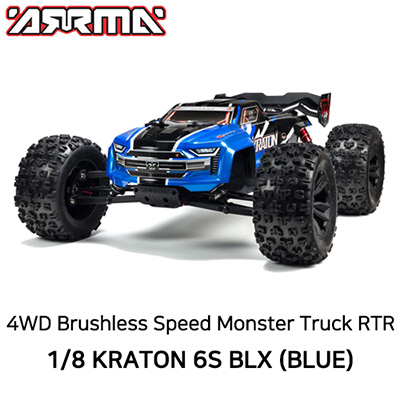 [ARRMA] �Ƹ��� 1/8 ũ���� 6�� V5 4WD ���ǵ� ���� Ʈ�� �������  - ���͸�, ������ �ʿ�