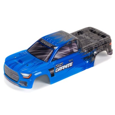 [ARRMA] GRANITE 4X4 MEGA PAINTED DECALED TRIMMED BODY (BLUE)
