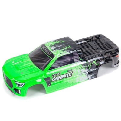 [ARRMA] GRANITE 4X4 MEGA PAINTED DECALED TRIMMED BODY (GREEN)