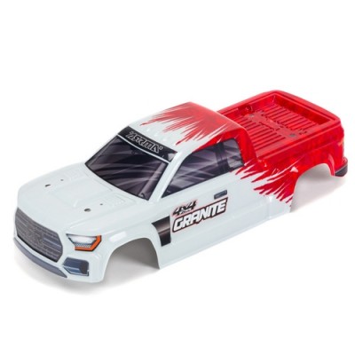 [ARRMA] GRANITE 4X4 MEGA PAINTED DECALED TRIMMED BODY (RED)