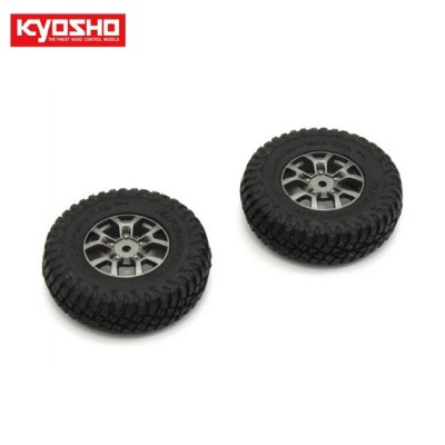 [KYOSHO] PremountedTire/Wheelw/Weight2pcs Jimny S