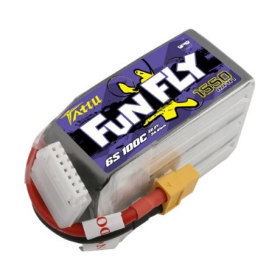 [Gens Ace(Tattu)] FunFly 22.2V 1550mAh 100C 6S1P ��Ƭ������ ���͸� - XT60