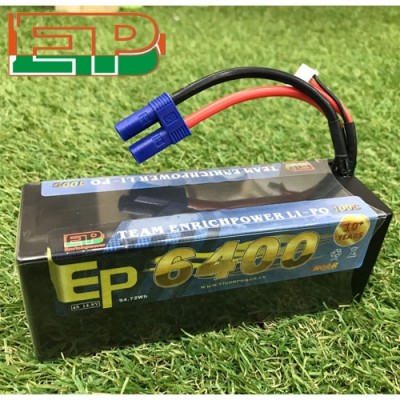 [EP POWER] 14.8V 6400mah 100C �ϵ����̽� ��Ƭ������ ���͸� - EC5
