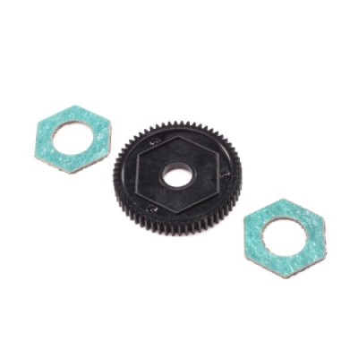 [TEAM LOSI] Spur Gear with Slipper Pads, 60T 0.5M: Mini-T 2.0