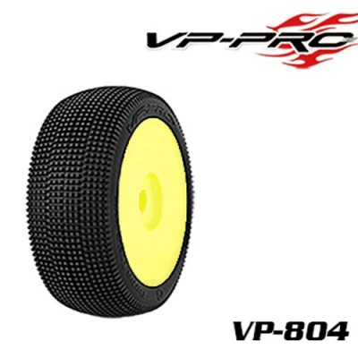 [VP PRO RACING] (1:8 ���� Ÿ�̾� ��)���� VP-804G Turbo Trax Evo M4 RY Rubber Tyre[glued] �Ѻ��� 2������