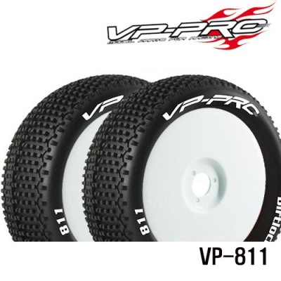 [VP PRO RACING] (1:8 ���� Ÿ�̾� ��)���� VP811G-RY-M4 [glued][Tyre��Insert��white Dish Rim]Super Flexx �Ѻ��� 2������