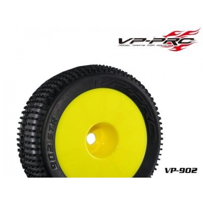 [VP PRO RACING] (1:8 Ʈ���� Ÿ�̾� ��)���� �÷��� ī����STR Cutoff STR 1/8 Truggy Rubber Tyre[Unglued][Tyre��insert��zero offset Yellow dish rim]SupperFlexx�Ѻ��� 2������
