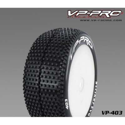[VP PRO RACING] (1:10 ����� Ÿ�̾� ��) Super Flexx Striker Evo 1/10 4WD Elec. Offroad Buggy Rear Rubber Tyre Unglued [Durango White dish rim] �Ѻ��� 2�� ����