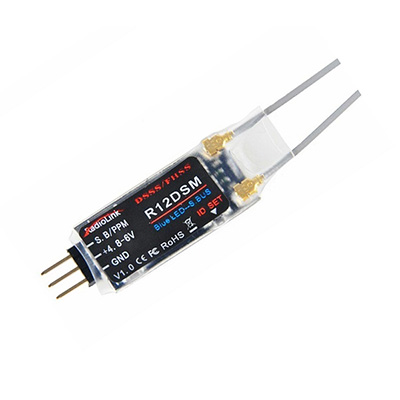 [RadioLink] ������ũ R12DSM 2.4Ghz 12ä�� SBUS/PPM ��� ����ũ�� ���ű� DSSS/FHSS