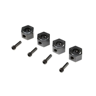 [TEAM LOSI] 12mm Machined Wheel Hex (4): LMT