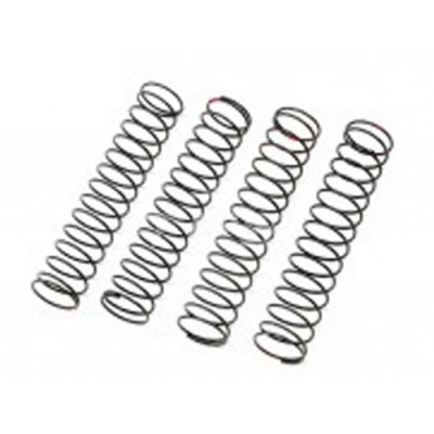 [TEAM LOSI] Shock Spring Soft, Red, 2.2 rate (4): LMT