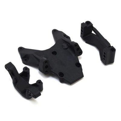 [TEAM LOSI] Bulkhd Camber Blk,Servo Mnt: 22