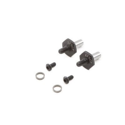 [TLR Racing] Front Axle Set, 12mm Hex: 22SCT 3.0