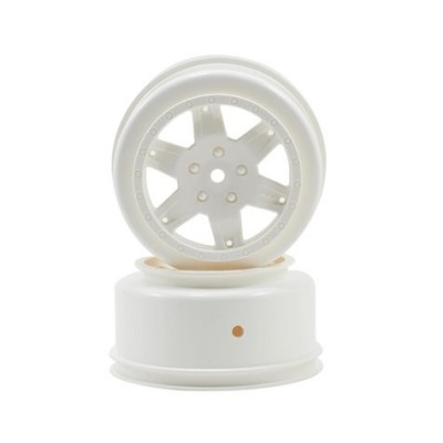 [TLR Racing] Team Losi Racing 12mm Hex Short Course Wheels (White) (2) (22SCT/TEN-SCTE)