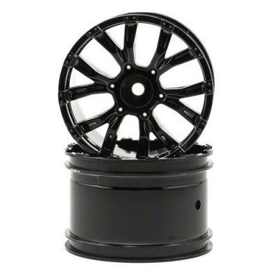 [TEAM LOSI] Team Losi 320S Force Wheels (Black Chrome) (2) (Ten-T)