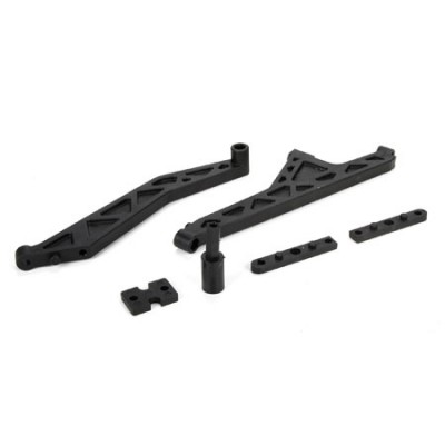 [TEAM LOSI] FR/RR Chassis Brace & CNTR Diff Spcr: Monster Truck XL