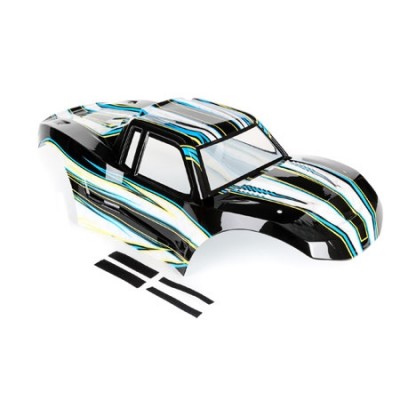 [TEAM LOSI] Body, Painted, Black: Monster Truck XL �ٵ� (����)