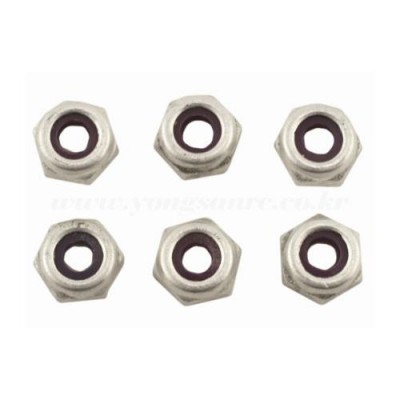 [TEAM LOSI] 8-32 LOCK NUTS, ALUM - 8-32 �˷�̴� �� ��Ʈ 6������ (��ġ������)