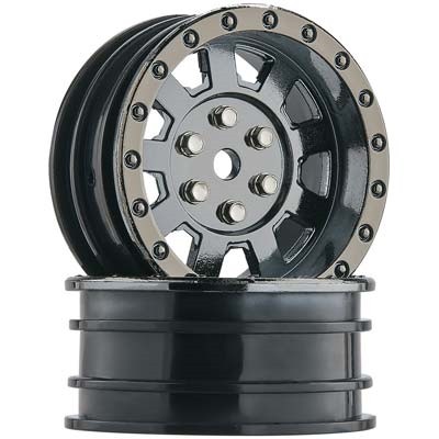 [DURATRAX] Duratrax Crawler Wheel 1.9 Black Chrome (2) ��ũ��︵/Ʈ���̾� ��