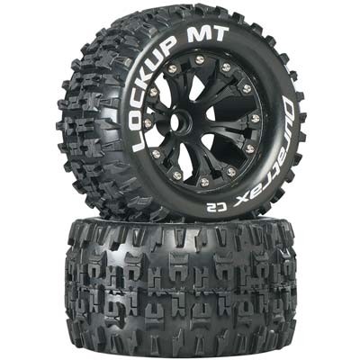 [DURATRAX] Duratrax Lockup MT 2.8 2WD Mounted Front C2 Black (2)