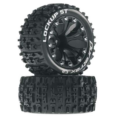 [DURATRAX] Duratrax Lockup ST 2.8 Mounted Offset Black (2)