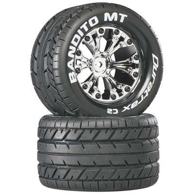 [DURATRAX] Duratrax Bandito MT 2.8 2WD Mounted Rear Chrome (2)