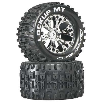 [DURATRAX] Duratrax Lockup MT 2.8 2WD Mounted Rear C2 Chrome (2)