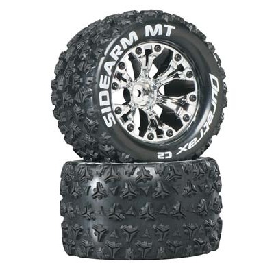 [DURATRAX] Duratrax Sidearm MT 2.8 2WD Mounted Rear C2 Chrome (2)