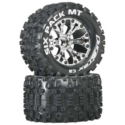 [DURATRAX] Duratrax Six Pack MT 2.8 2WD Mounted Front C2 Chrome (2